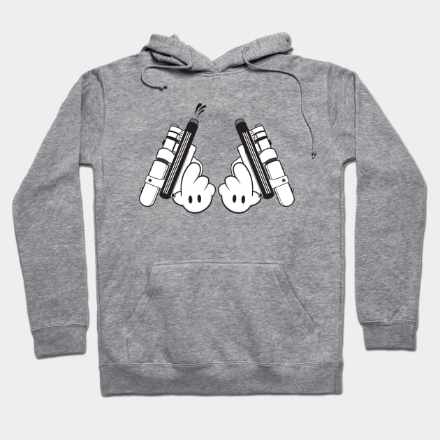 Toon Water Pistols Hoodie by Woah_Jonny